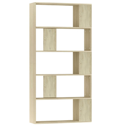 Book Cabinet/Room Divider Sonoma Oak 80x24x159 cm Engineered Wood