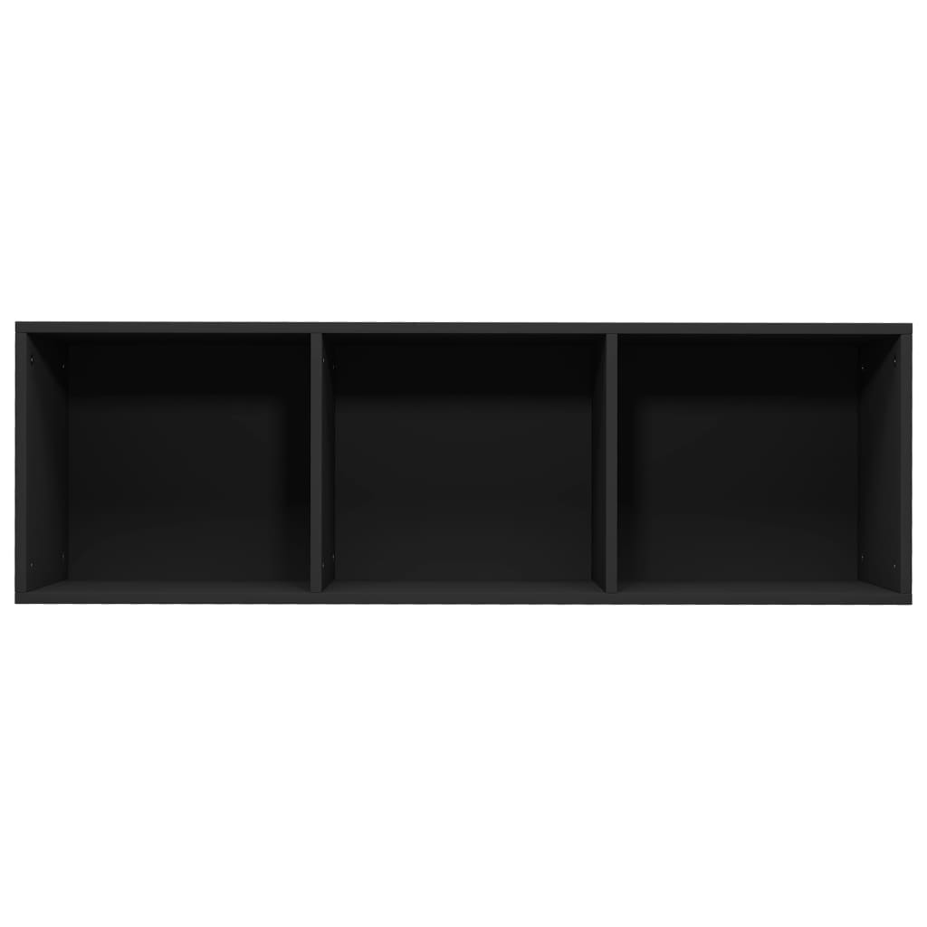 Book Cabinet/TV Cabinet Black 36x30x114 cm Engineered Wood