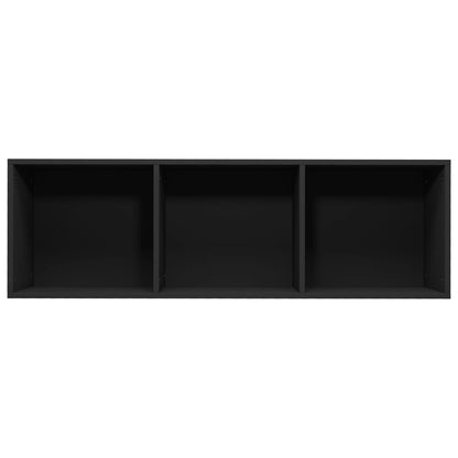 Book Cabinet/TV Cabinet Black 36x30x114 cm Engineered Wood