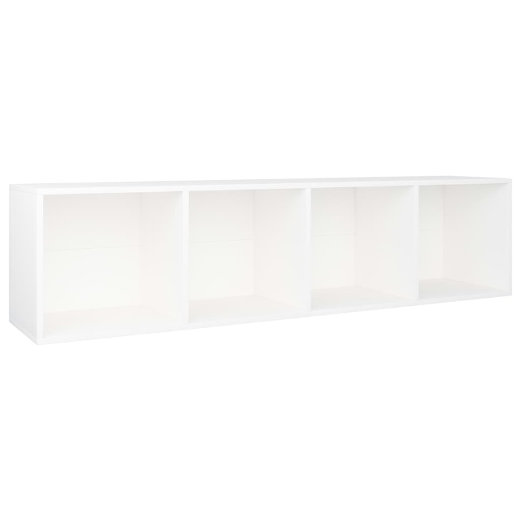 Book Cabinet/TV Cabinet White 36x30x143 cm Engineered Wood