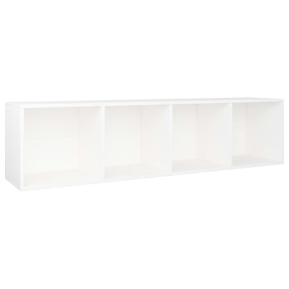 Book Cabinet/TV Cabinet White 36x30x143 cm Engineered Wood