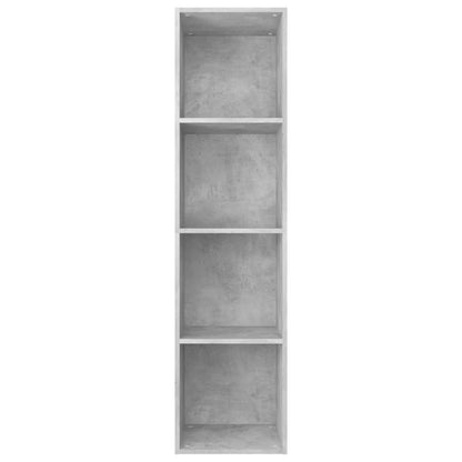 Book Cabinet/TV Cabinet Concrete Grey 36x30x143 cm Engineered Wood