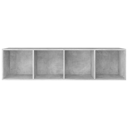 Book Cabinet/TV Cabinet Concrete Grey 36x30x143 cm Engineered Wood