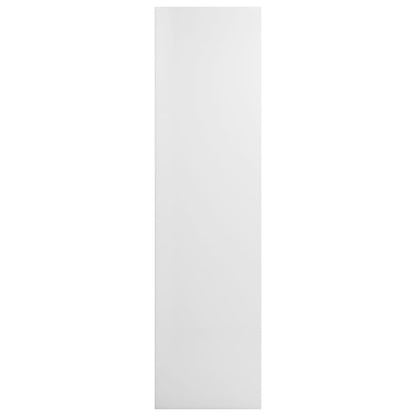 Book Cabinet/TV Cabinet High Gloss White 36x30x143 cm Engineered Wood