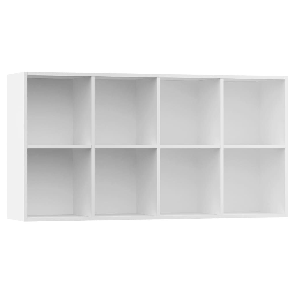 Book Cabinet/Sideboard White 66x30x130 cm Engineered Wood