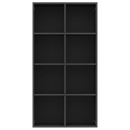 Book Cabinet/Sideboard Black 66x30x130 cm Engineered Wood