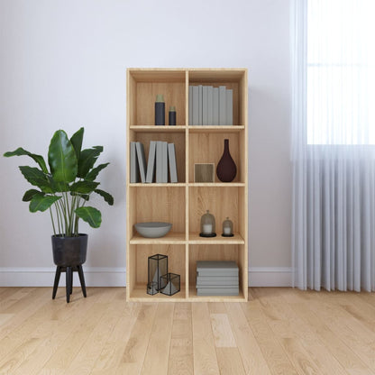 Book Cabinet/Sideboard Sonoma Oak 66x30x130 cm Engineered Wood