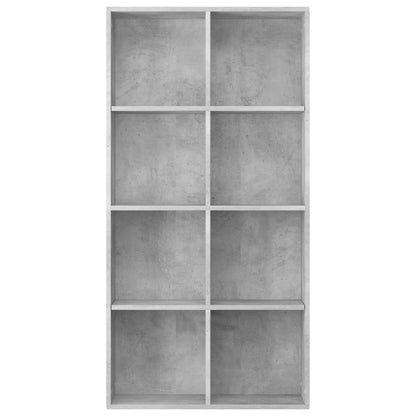 Book Cabinet/Sideboard Concrete Grey 66x30x130 cm Engineered Wood