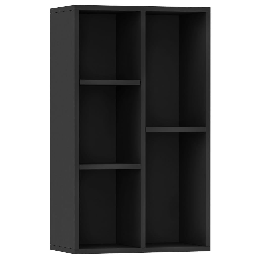 Book Cabinet/Sideboard Black 50x25x80 cm Engineered Wood