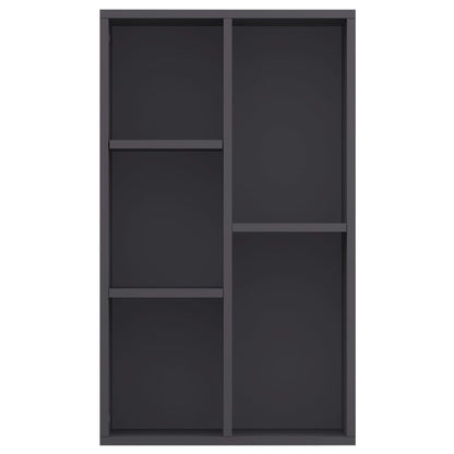 Book Cabinet/Sideboard Grey 50x25x80 cm Engineered Wood