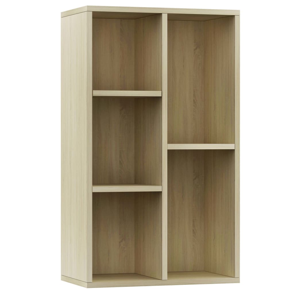 Book Cabinet/Sideboard Sonoma Oak 50x25x80 cm Engineered Wood