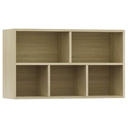 Book Cabinet/Sideboard Sonoma Oak 50x25x80 cm Engineered Wood