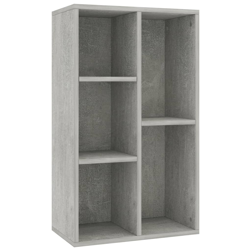 Book Cabinet/Sideboard Concrete Grey 50x25x80 cm Engineered Wood