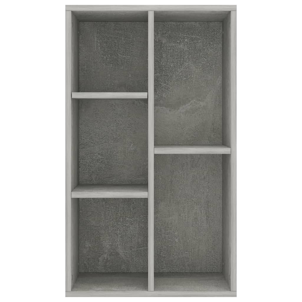 Book Cabinet/Sideboard Concrete Grey 50x25x80 cm Engineered Wood