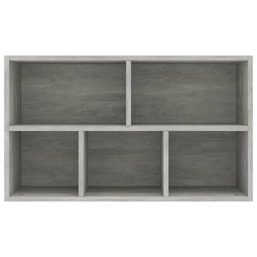 Book Cabinet/Sideboard Concrete Grey 50x25x80 cm Engineered Wood