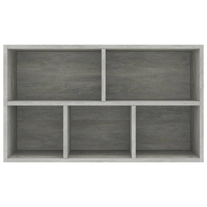 Book Cabinet/Sideboard Concrete Grey 50x25x80 cm Engineered Wood