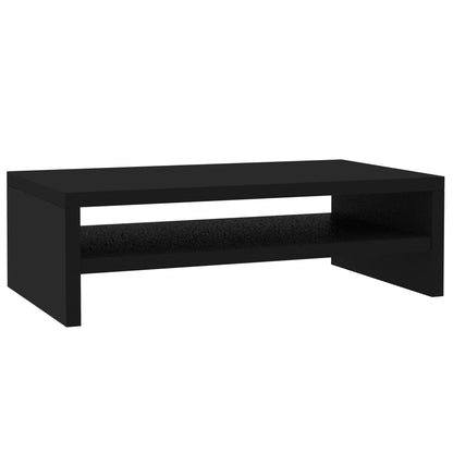 Monitor Stand Black 42x24x13 cm Engineered Wood