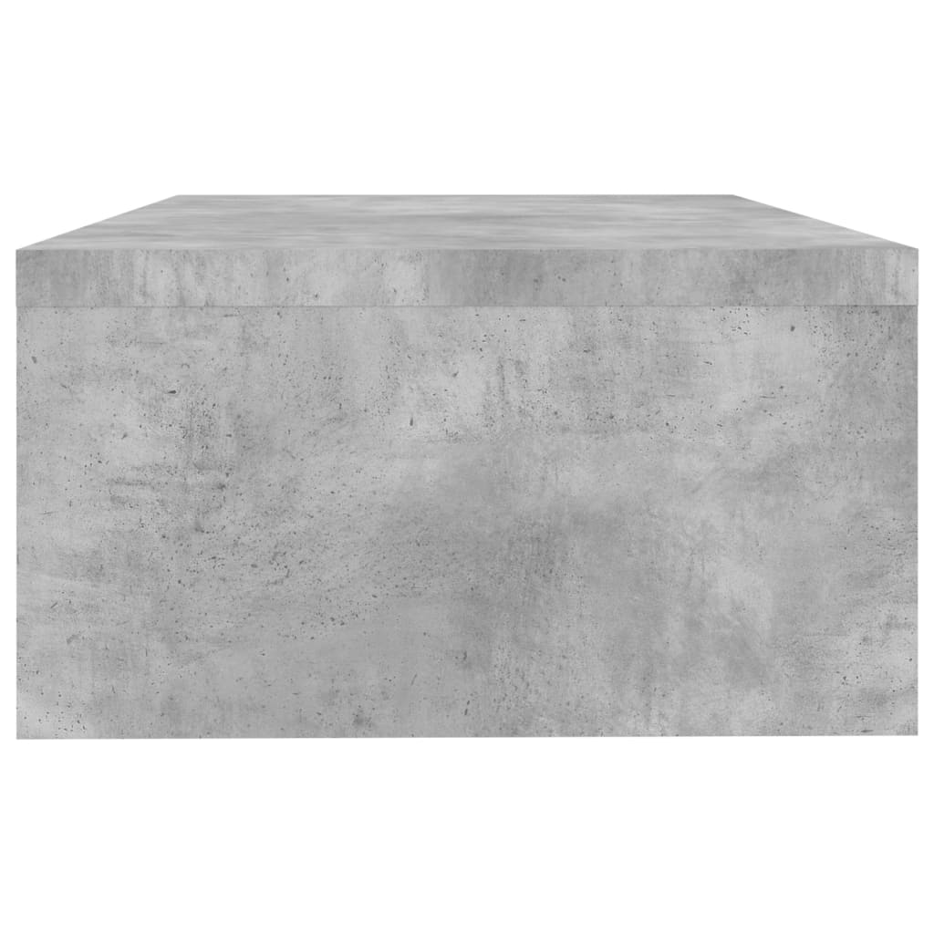 Monitor Stand Concrete Grey 42x24x13 cm Engineered Wood