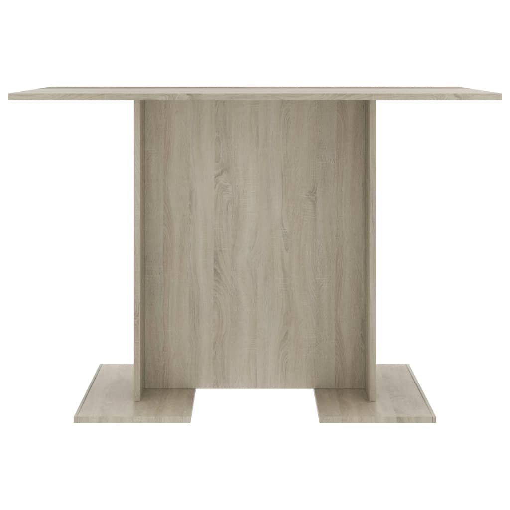 Dining Table Sonoma Oak 110x60x75 cm Engineered Wood