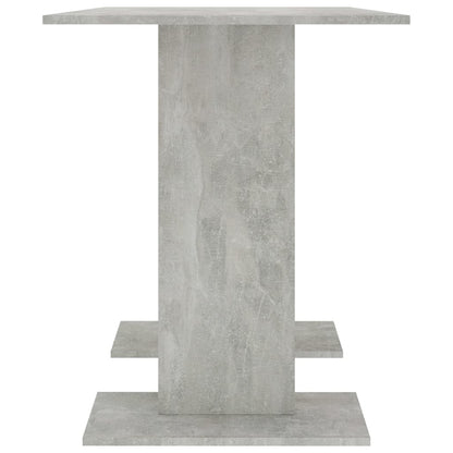 Dining Table Concrete Grey 110x60x75 cm Engineered Wood