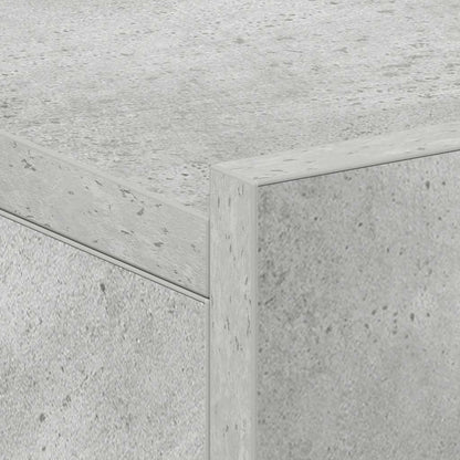 Floating Nightstand Concrete Grey 40x30x15 cm Engineered Wood