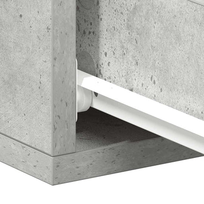 Floating Nightstand Concrete Grey 40x30x15 cm Engineered Wood