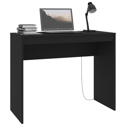 Desk Black 90x40x72 cm Engineered Wood