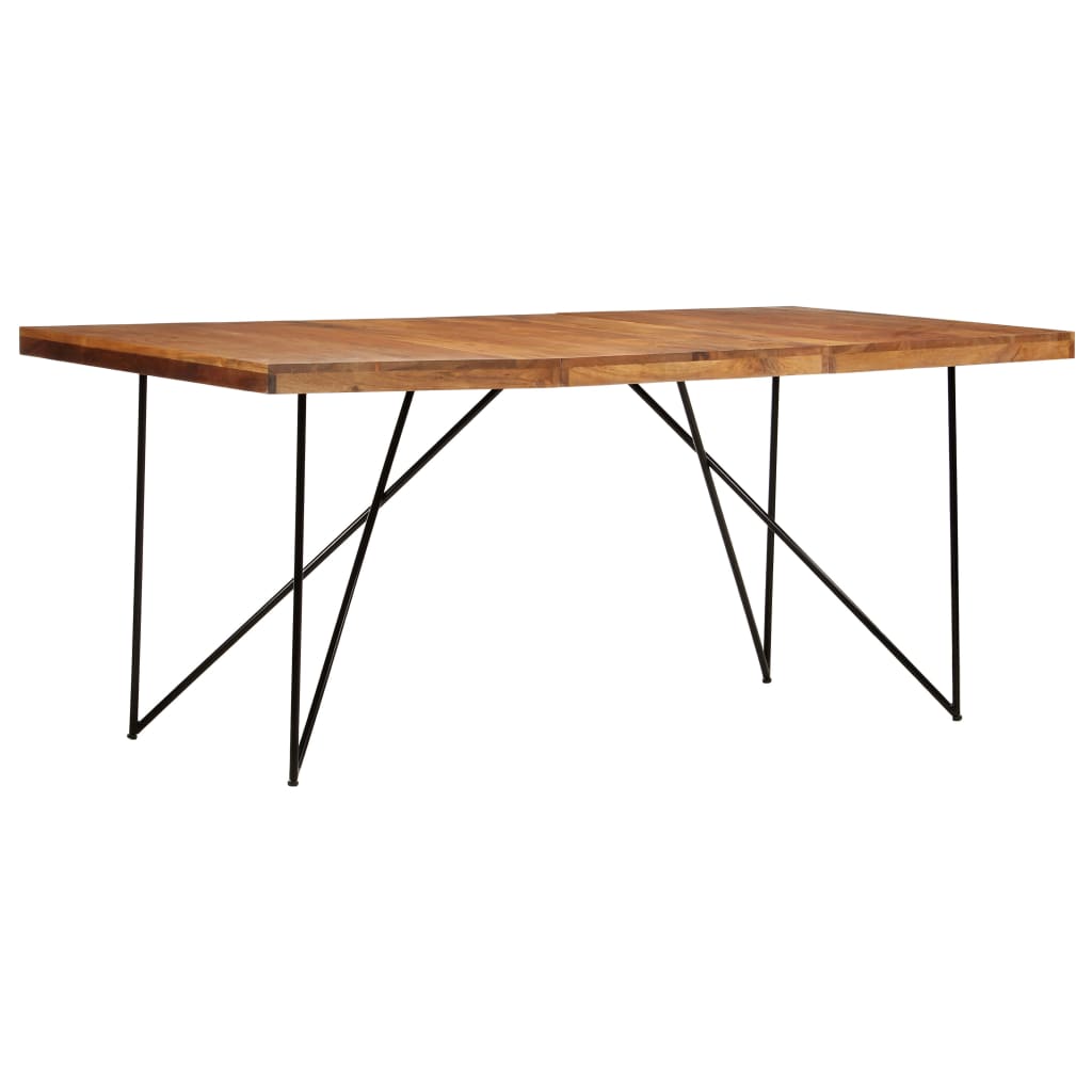 Dining Table 180x90x76 cm Solid Acacia Wood