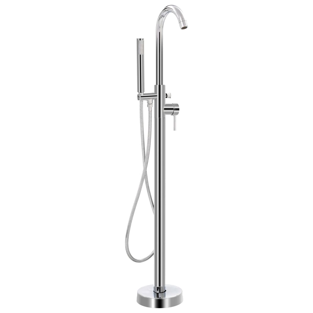 Freestanding Bathtub Faucet Stainless Steel 118.5 cm