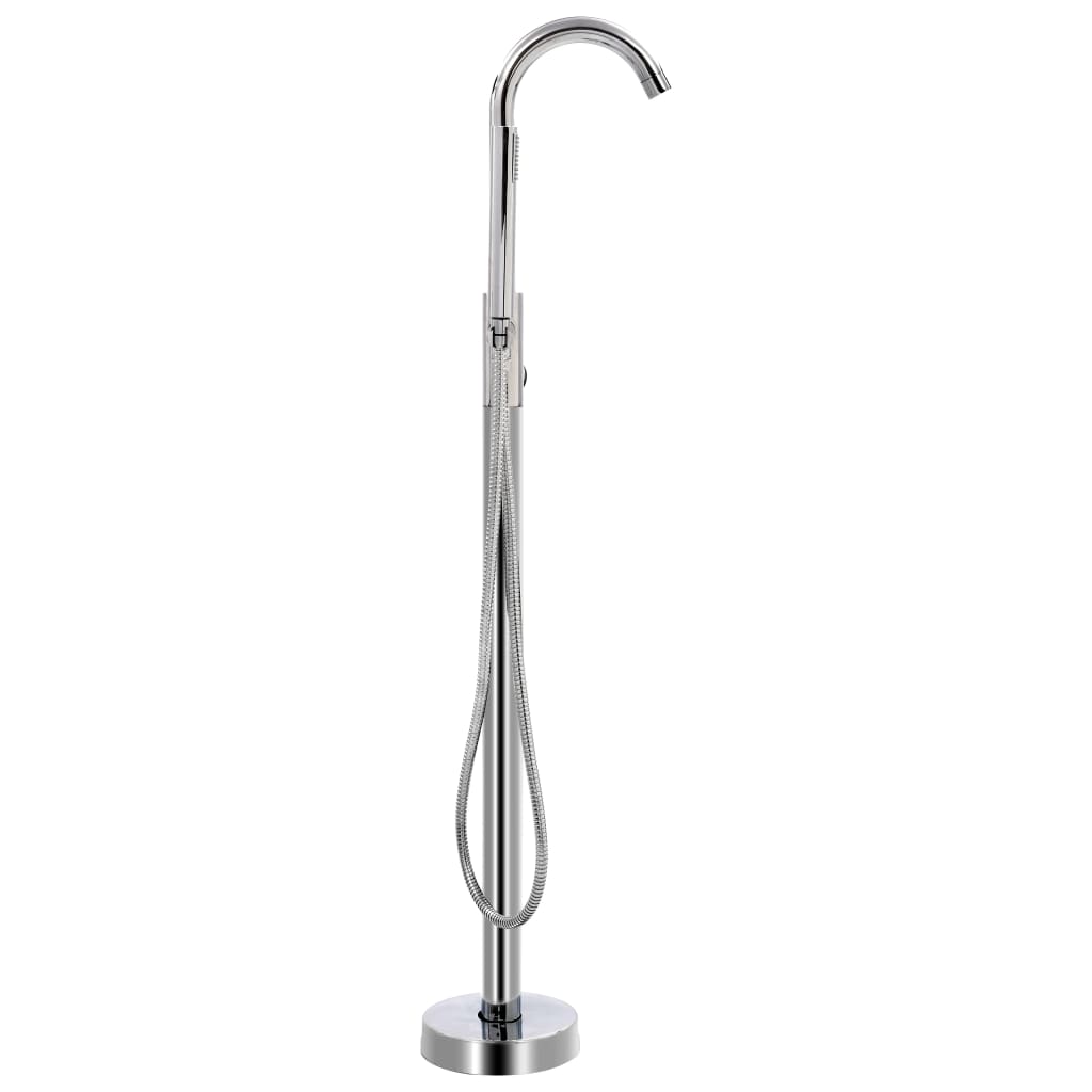 Freestanding Bathtub Faucet Stainless Steel 118.5 cm