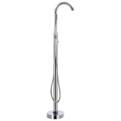 Freestanding Bathtub Faucet Stainless Steel 118.5 cm