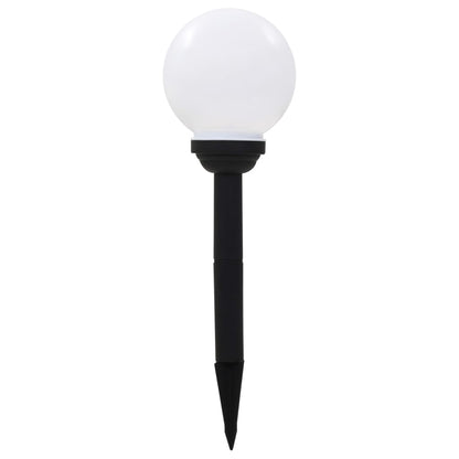 Outdoor Solar Lamps 6 pcs LED Spherical 20 cm RGB