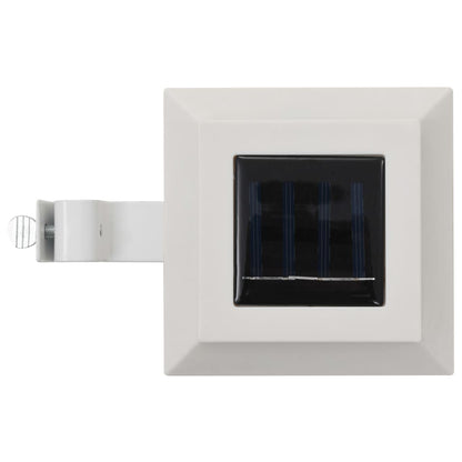 Outdoor Solar Lamps 12 pcs LED Square 12 cm White