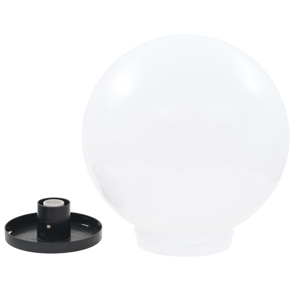 LED Bowl Lamps 4 pcs Spherical 40 cm PMMA