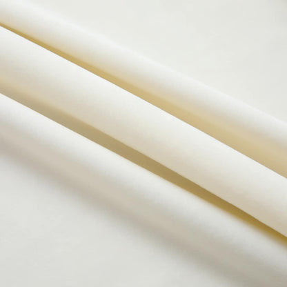 Blackout Curtains 2 pcs with Hooks Velvet Cream 140x175 cm