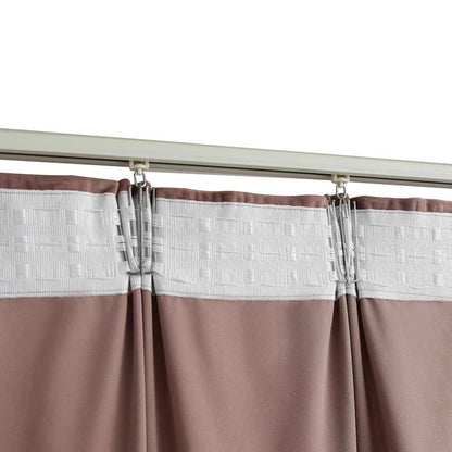 Blackout Curtains 2pcs with Hooks Velvet Antique Pink 140x245cm