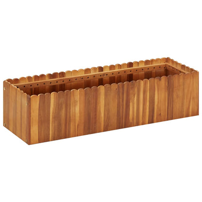 Garden Raised Bed 100x30x25 cm Solid Acacia Wood