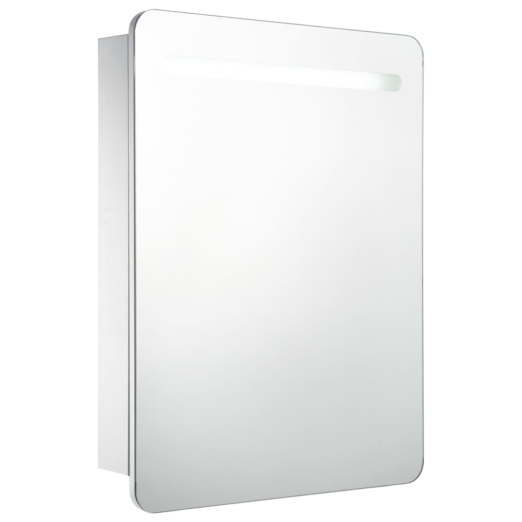 LED Bathroom Mirror Cabinet 60x11x80 cm