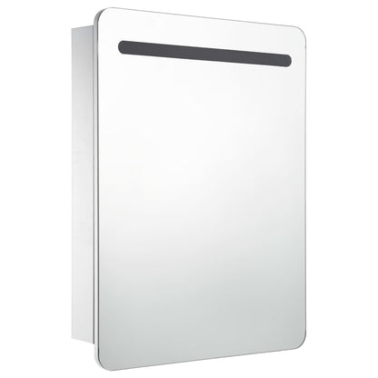 LED Bathroom Mirror Cabinet 60x11x80 cm