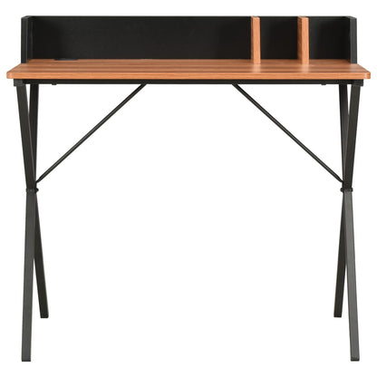 Desk Black and Brown 80x50x84 cm