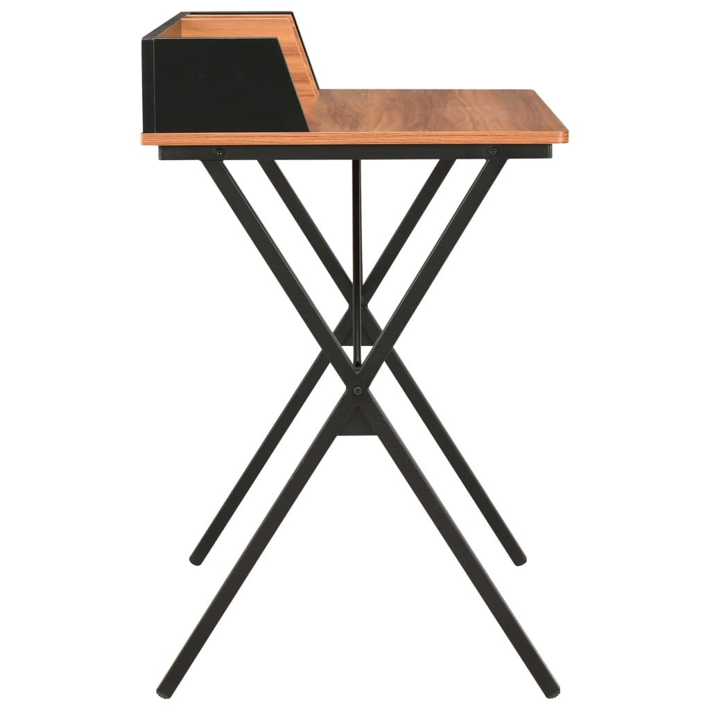 Desk Black and Brown 80x50x84 cm