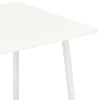 Desk with Shelving Unit White 102x50x117 cm