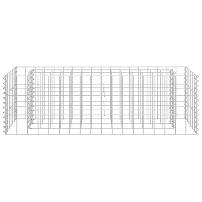 Gabion Raised Bed Galvanised Steel 90x30x30 cm