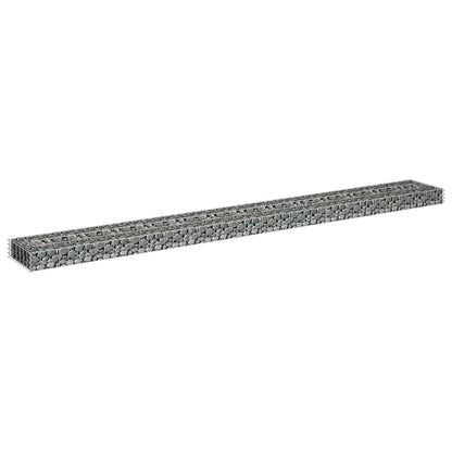 Gabion Raised Bed Galvanised Steel 270x30x10 cm