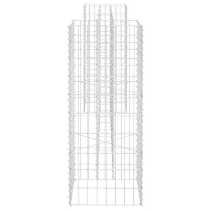 H-Shaped Gabion Planter Steel Wire 260x40x100 cm