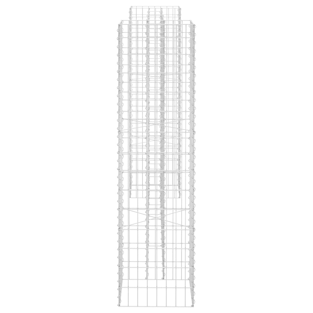 H-Shaped Gabion Planter Steel Wire 260x40x150 cm