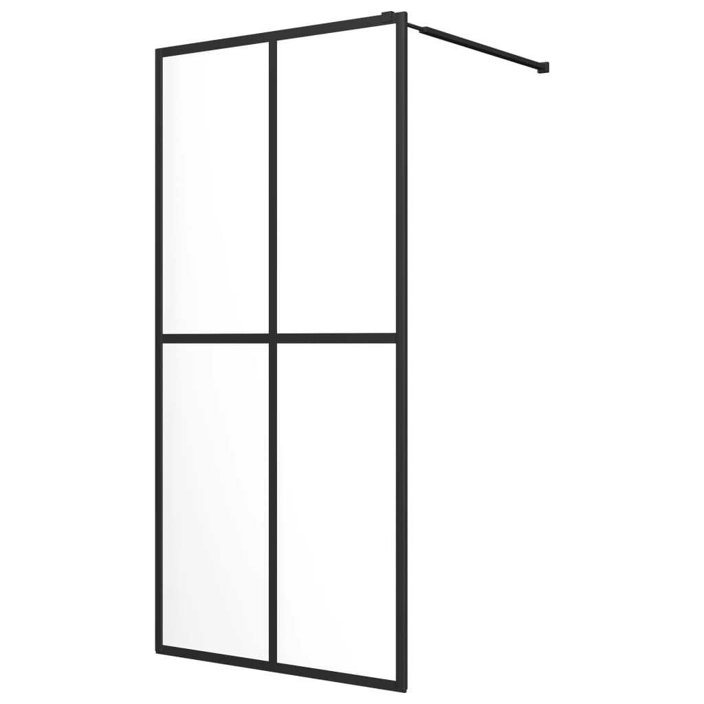 Walk-in Shower Screen Clear Tempered Glass 80x195 cm