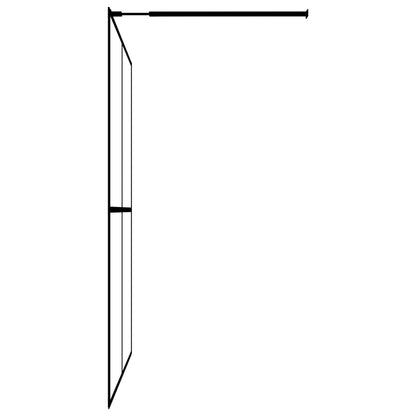 Walk-in Shower Screen Frosted Tempered Glass 80x195 cm