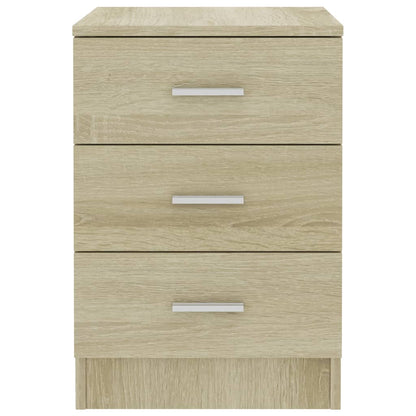 Bedside Cabinets 2 pcs Sonoma Oak 38x35x56 cm Engineered Wood