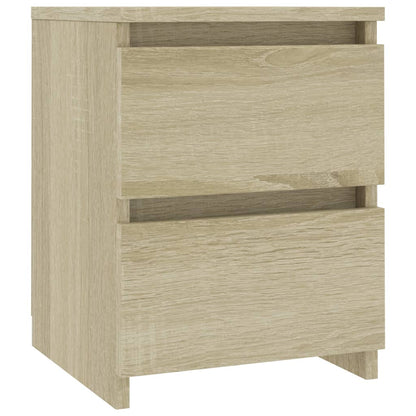 Bedside Cabinet Sonoma Oak 30x30x40 cm Engineered Wood